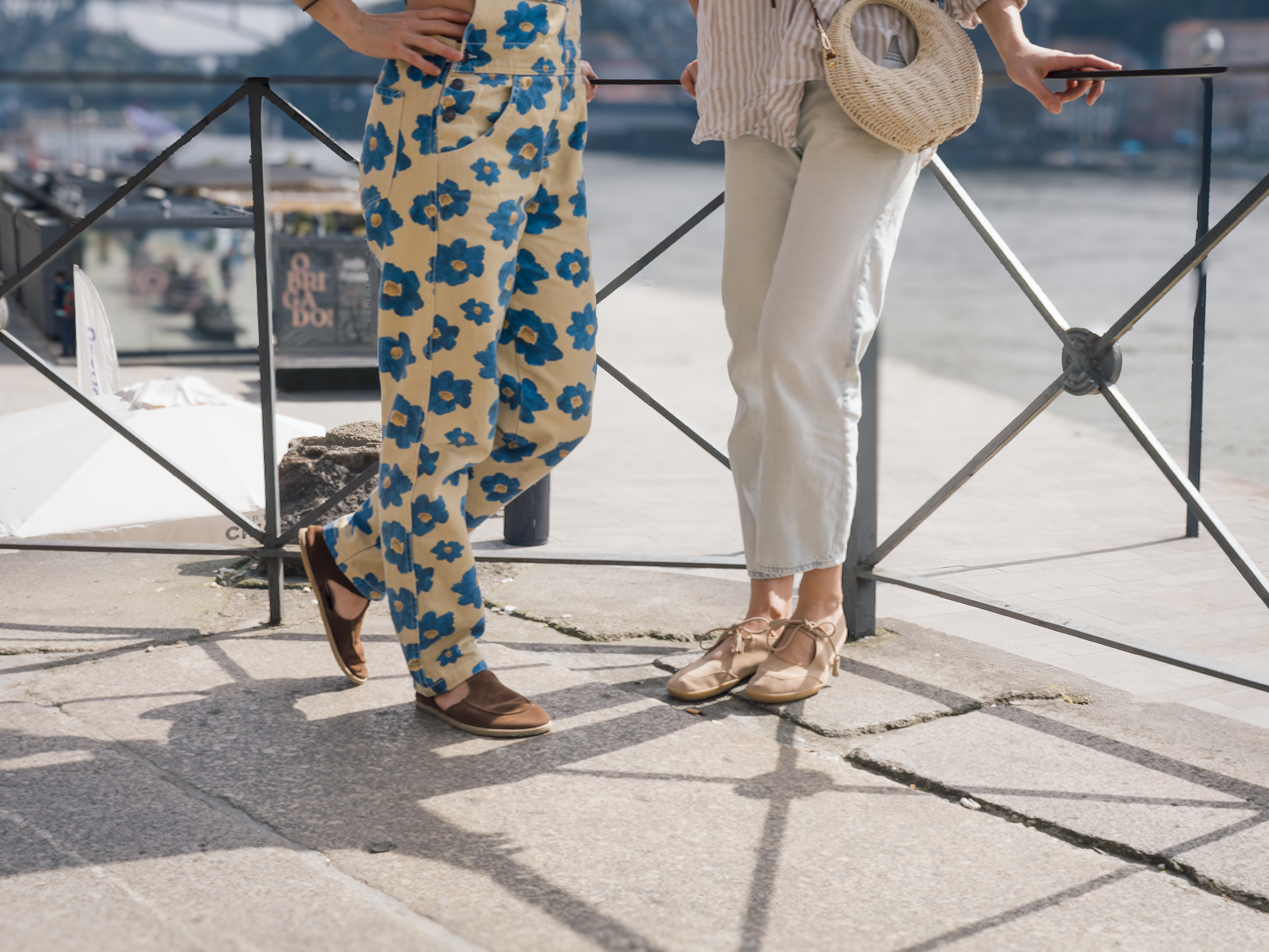 Summer style featuring Maria Joana and Magnolia casuak flats